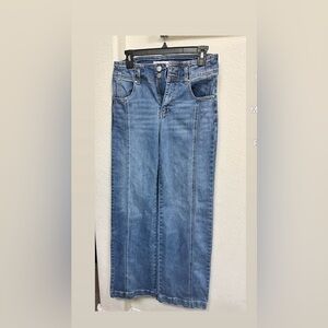 Classic High-Waist Wide-Leg Women's Jeans - Light Blue New without tags